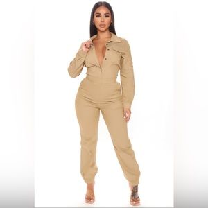 Fashion Nova Aviator Jumpsuit